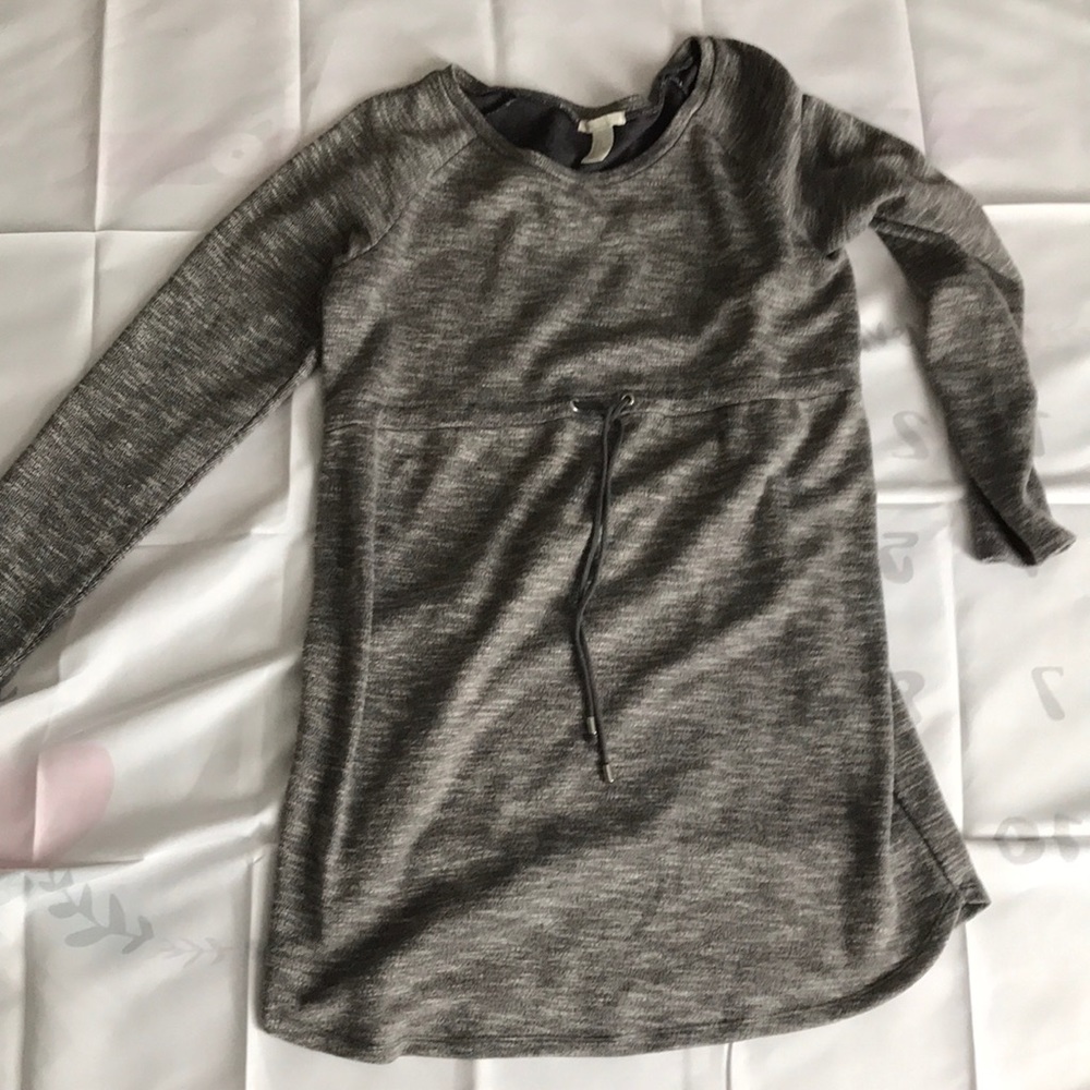 Maternity sweater dress